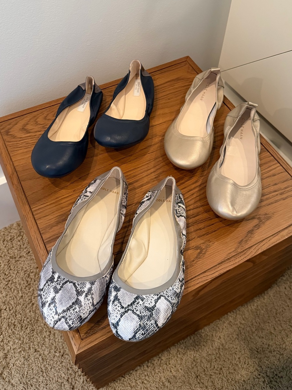 Cole Haan Ballet Flats - 3 Pairs for 1